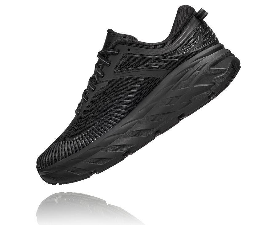 Hoka One One Hardloopschoenen Dames - Bondi 7 - Zwart - GS3014289